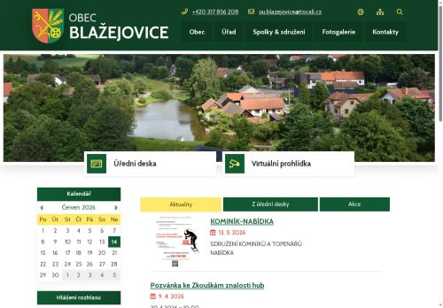 Zobrazit webové stránky Obecní úřad Blažejovice