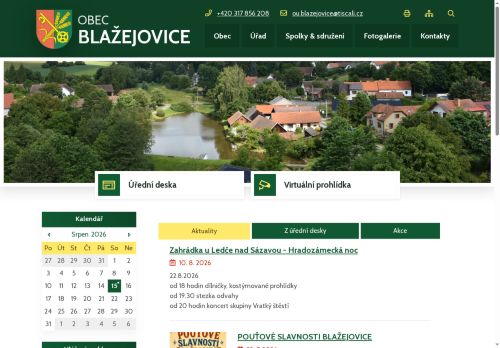 Zobrazit webové stránky Obecní úřad Blažejovice