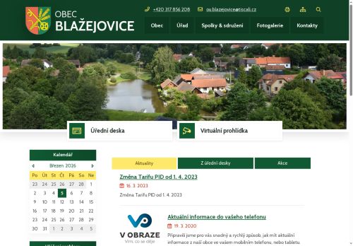 Zobrazit webové stránky Obecní úřad Blažejovice