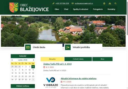 Zobrazit webové stránky Obecní úřad Blažejovice
