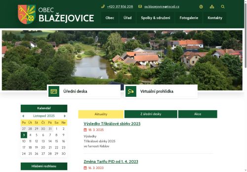 Zobrazit webové stránky Obecní úřad Blažejovice