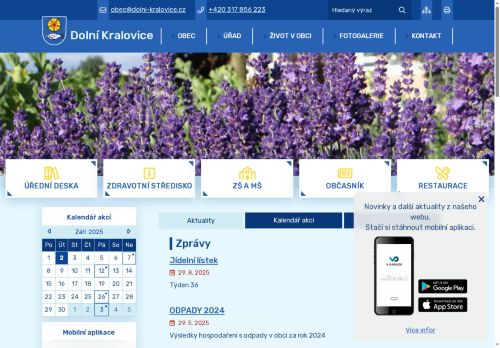 Zobrazit webové stránky Obecní úřad Dolní Kralovice