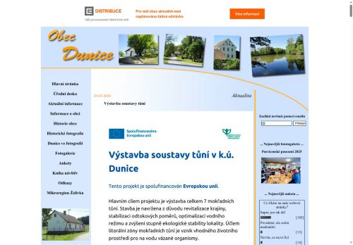 Zobrazit webové stránky Obecní úřad Dunice