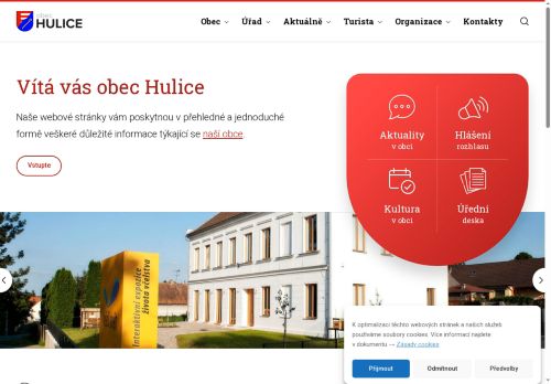 Zobrazit webové stránky Obecní úřad Hulice