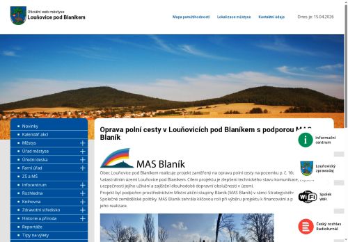 Zobrazit webové stránky Úřad městyse Louňovice pod Blaníkem