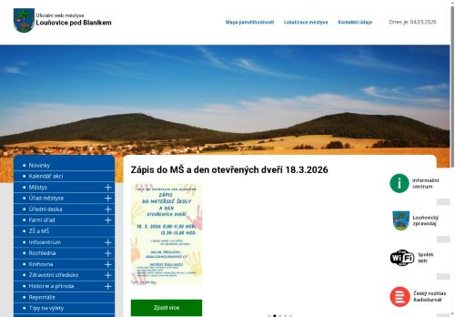 Zobrazit webové stránky Úřad městyse Louňovice pod Blaníkem