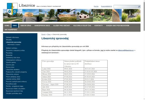 Zobrazit webové stránky Líbeznický zpravodaj