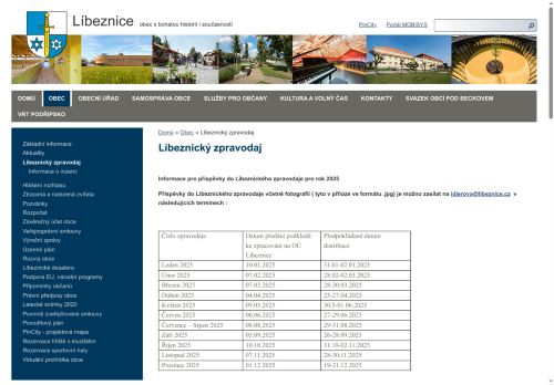 Zobrazit webové stránky Líbeznický zpravodaj