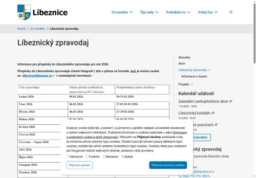 Zobrazit webové stránky Líbeznický zpravodaj