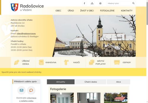 Zobrazit webové stránky Obecní úřad Radošovice