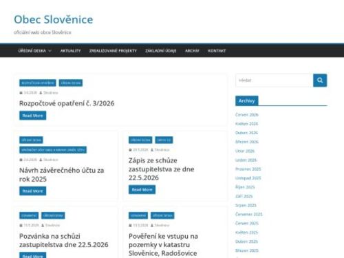 Obecní úřad Slověnice