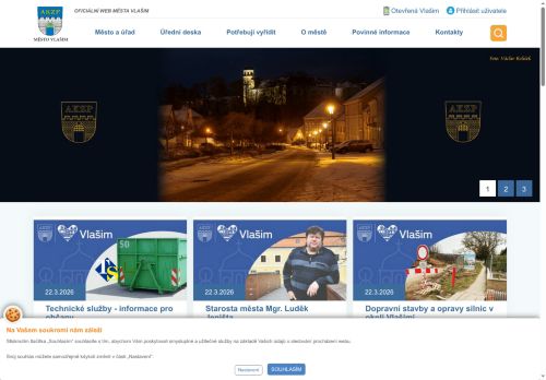 Zobrazit webové stránky Městský úřad Vlašim