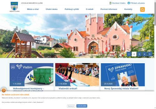 Zobrazit webové stránky Městský úřad Vlašim