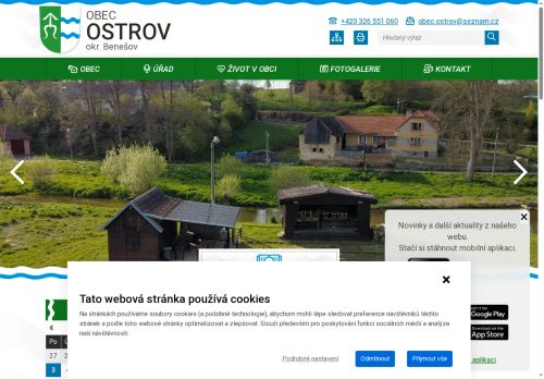 Zobrazit webové stránky Obecní úřad Ostrov