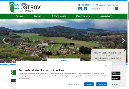 Zobrazit webové stránky Obecní úřad Ostrov