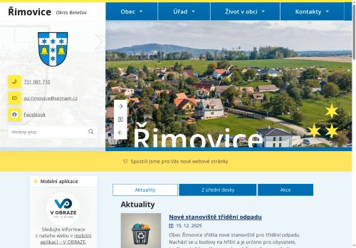 Zobrazit webové stránky Obecní úřad Řimovice