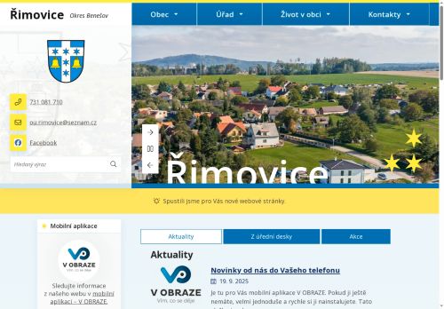 Zobrazit webové stránky Obecní úřad Řimovice