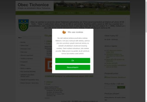 Zobrazit webové stránky Obecní úřad Tichonice