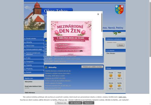 Zobrazit webové stránky Obecní úřad Tehov