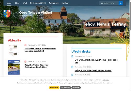 Zobrazit webové stránky Obecní úřad Tehov