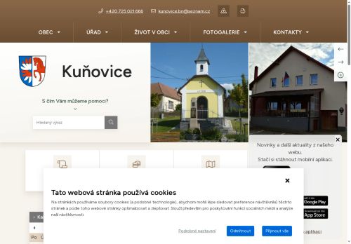 Zobrazit webové stránky Obecní úřad Kuňovice