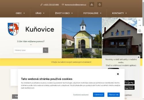 Zobrazit webové stránky Obecní úřad Kuňovice