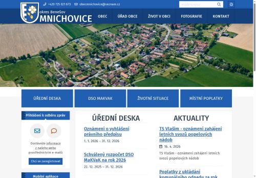 Zobrazit webové stránky Obecní úřad Mnichovice