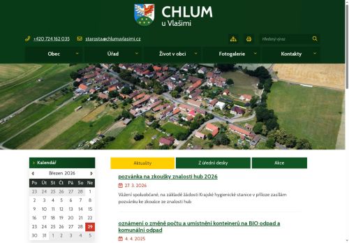 Zobrazit webové stránky Obecní úřad Chlum