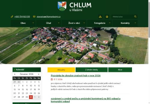 Zobrazit webové stránky Obecní úřad Chlum