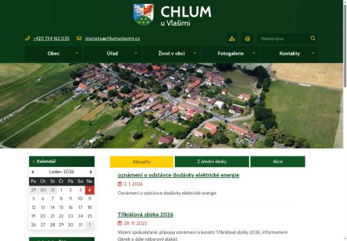 Zobrazit webové stránky Obecní úřad Chlum