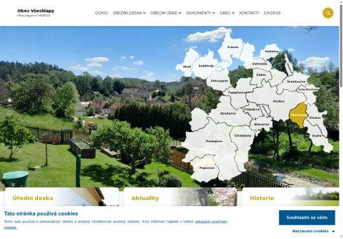 Zobrazit webové stránky Obecní úřad Všechlapy