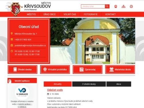 Úřad městyse Křivsoudov
