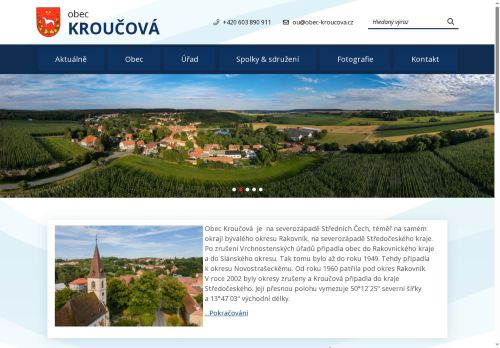 Zobrazit webové stránky Obecní úřad Kroučová