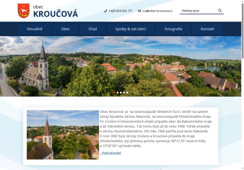 Zobrazit webové stránky Obecní úřad Kroučová
