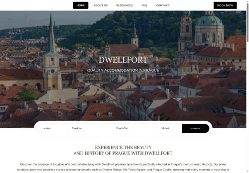Webové stránky Mirabilis Invest Group s.r.o., Praha