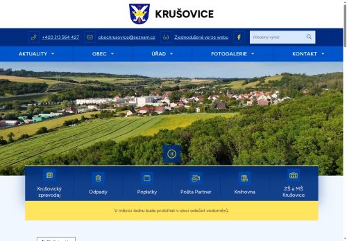 Zobrazit webové stránky Obecní úřad Krušovice