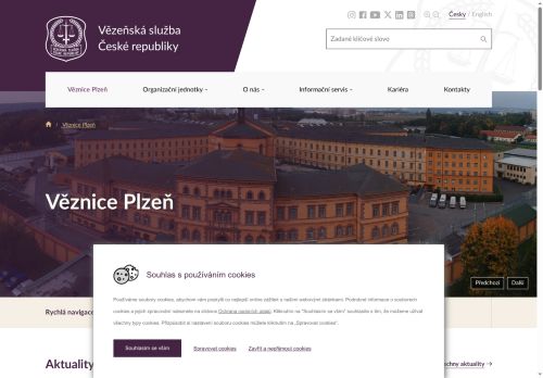 Zobrazit webové stránky Věznice Plzeň