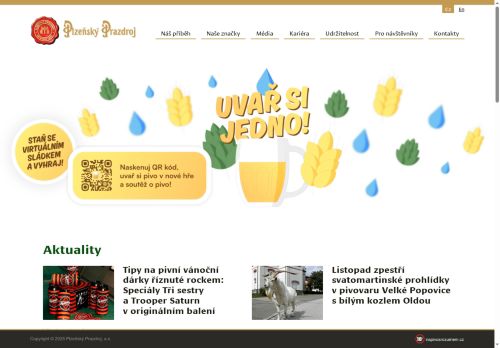 Zobrazit webové stránky Plzeňský Prazdroj