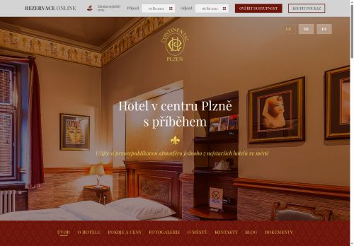 Zobrazit webové stránky Hotel Continental