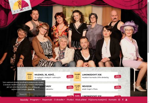 Zobrazit webové stránky Divadlo Pluto