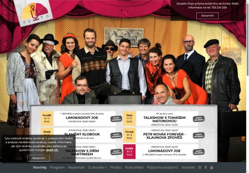 Zobrazit webové stránky Divadlo Pluto