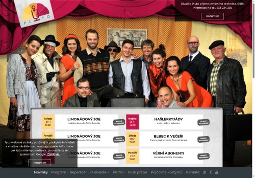 Zobrazit webové stránky Divadlo Pluto