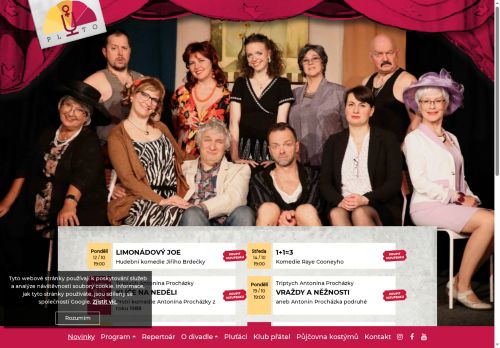 Zobrazit webové stránky Divadlo Pluto