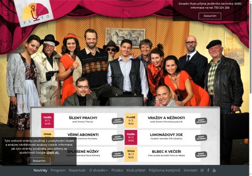 Zobrazit webové stránky Divadlo Pluto