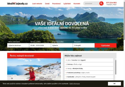 Zobrazit webové stránky Cestovní agentura Ideal-tour Plzeň
