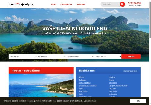 Zobrazit webové stránky Cestovní agentura Ideal-tour Plzeň