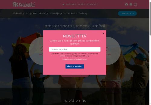 Zobrazit webové stránky Krašovská Aktivity centrum