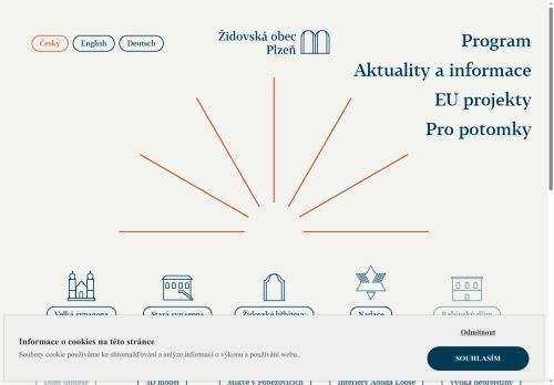 Zobrazit webové stránky Židovská obec Plzeň