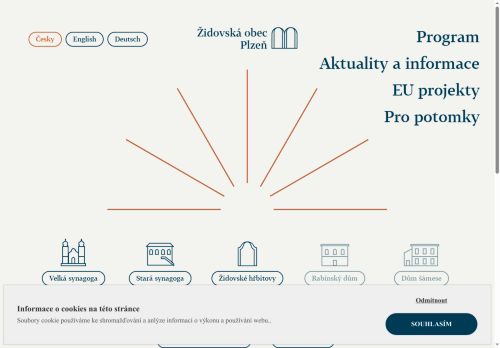 Zobrazit webové stránky Židovská obec Plzeň
