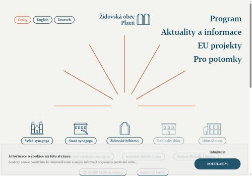 Zobrazit webové stránky Židovská obec Plzeň